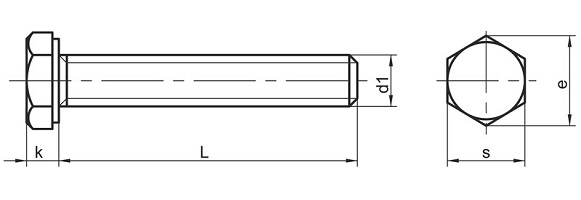 DIN 933 Hex Screws